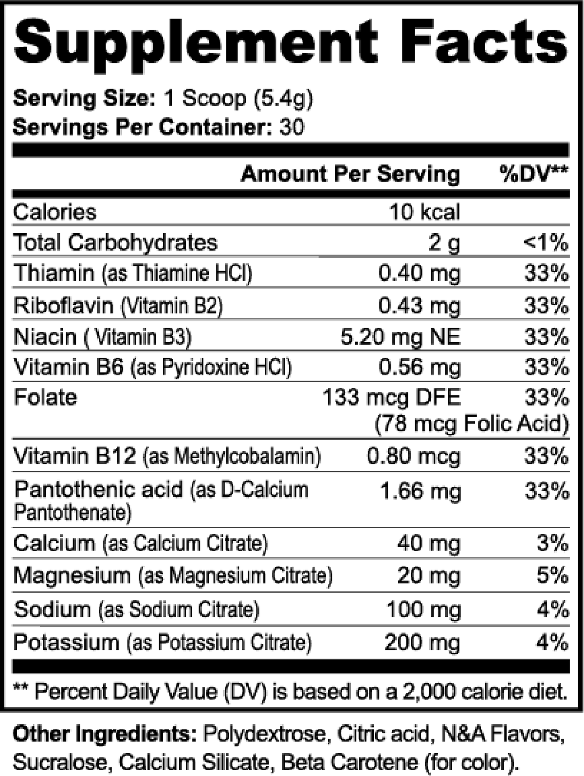 Hydration Powder (Lemonade)