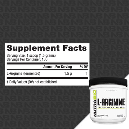 NutraBio L-Arginine Powder