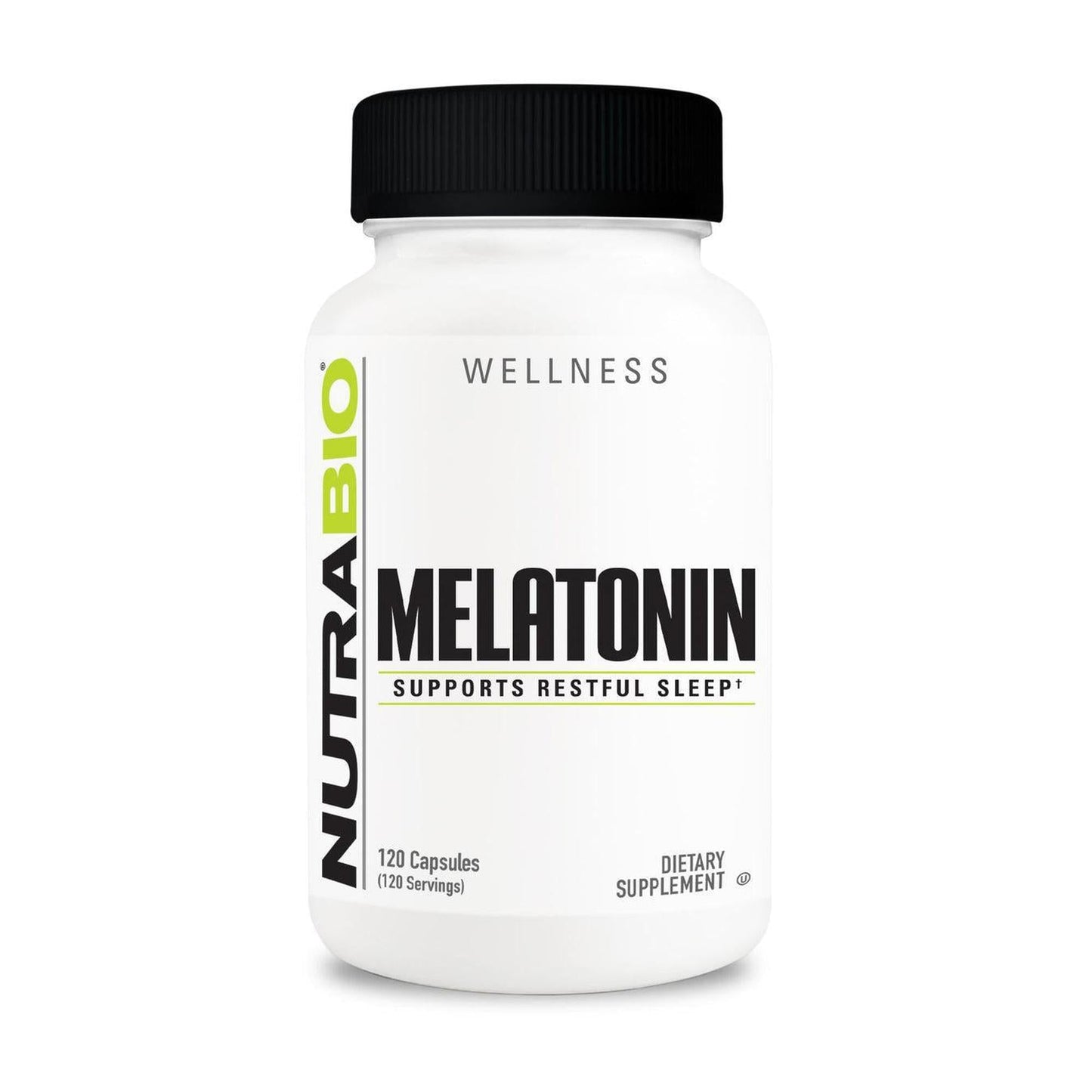 NutraBio Melatonin 120 Capsules