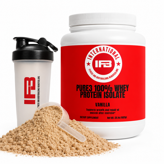 PURE3 100% WHEY PROTEIN ISOLATE (VANILLA)