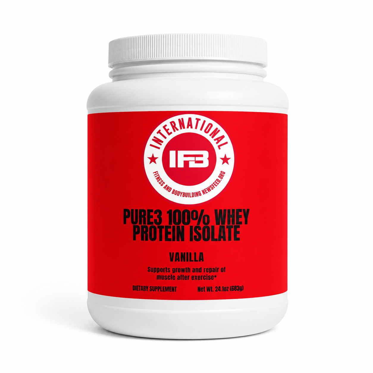 PURE3 100% WHEY PROTEIN ISOLATE (VANILLA)