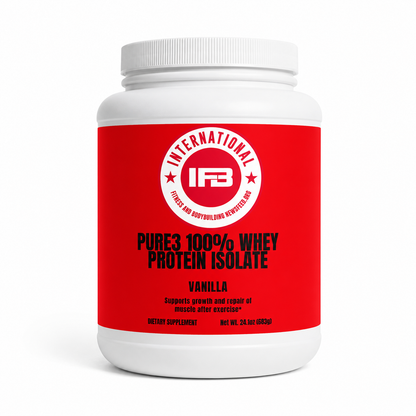 PURE3 100% WHEY PROTEIN ISOLATE (VANILLA)