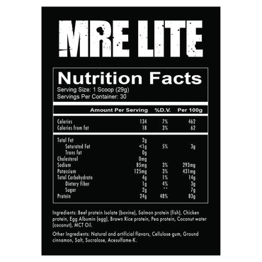 REDCON1 MRE Lite Whole Food Protein