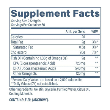 Revive Omega 3 - 120 Capsules