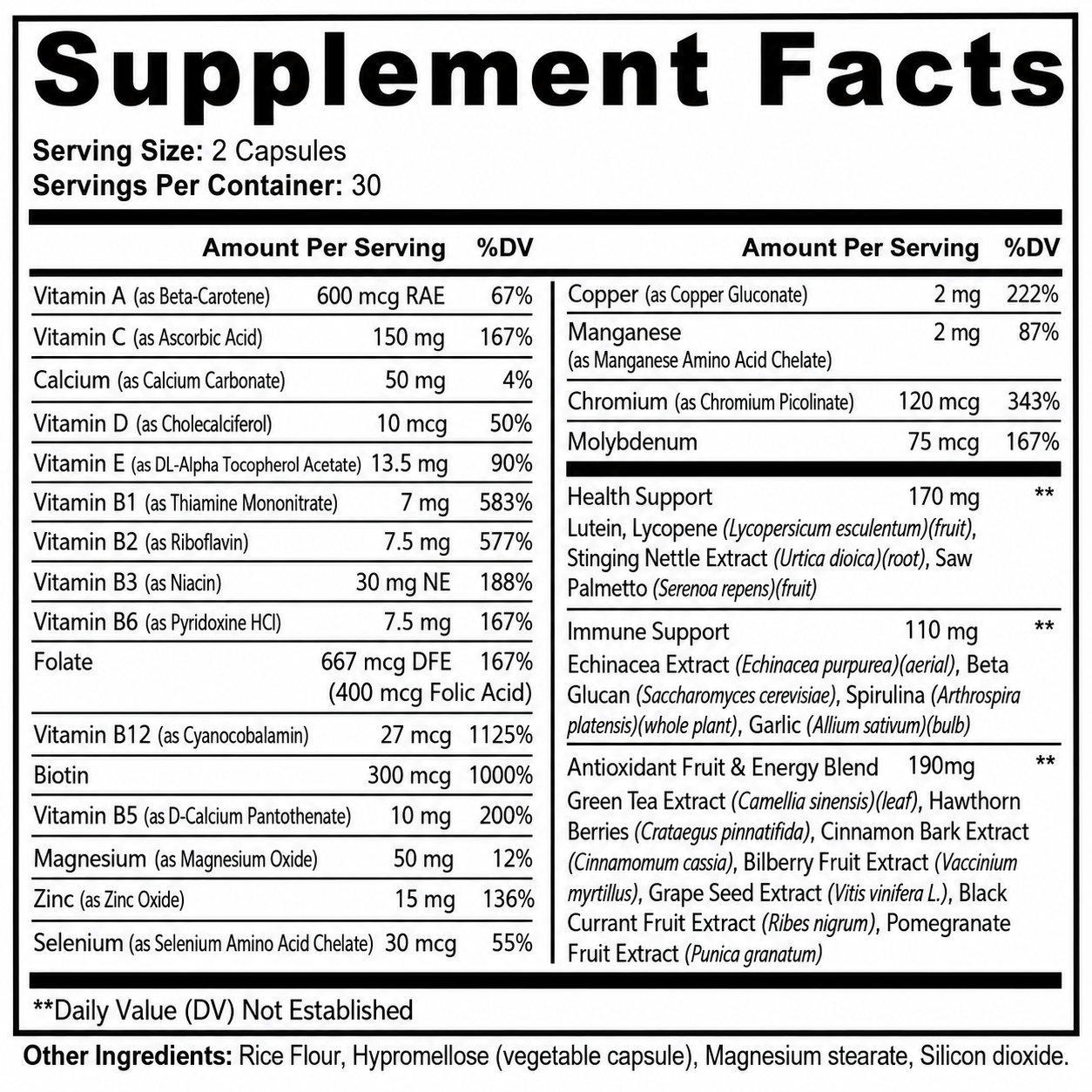 ULTIMATE MULTIVITAMIN