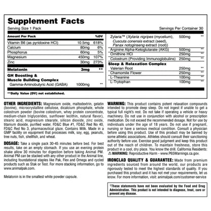 Universal Nutrition Animal Pak PM