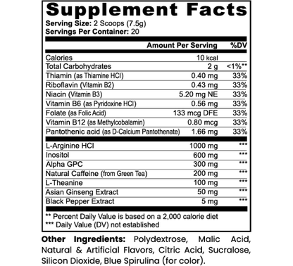 Energy Powder IQ (Sour Gummi Worm)