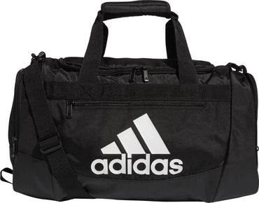 Adidas Defender IV Small Duffel Bag (Black/White)