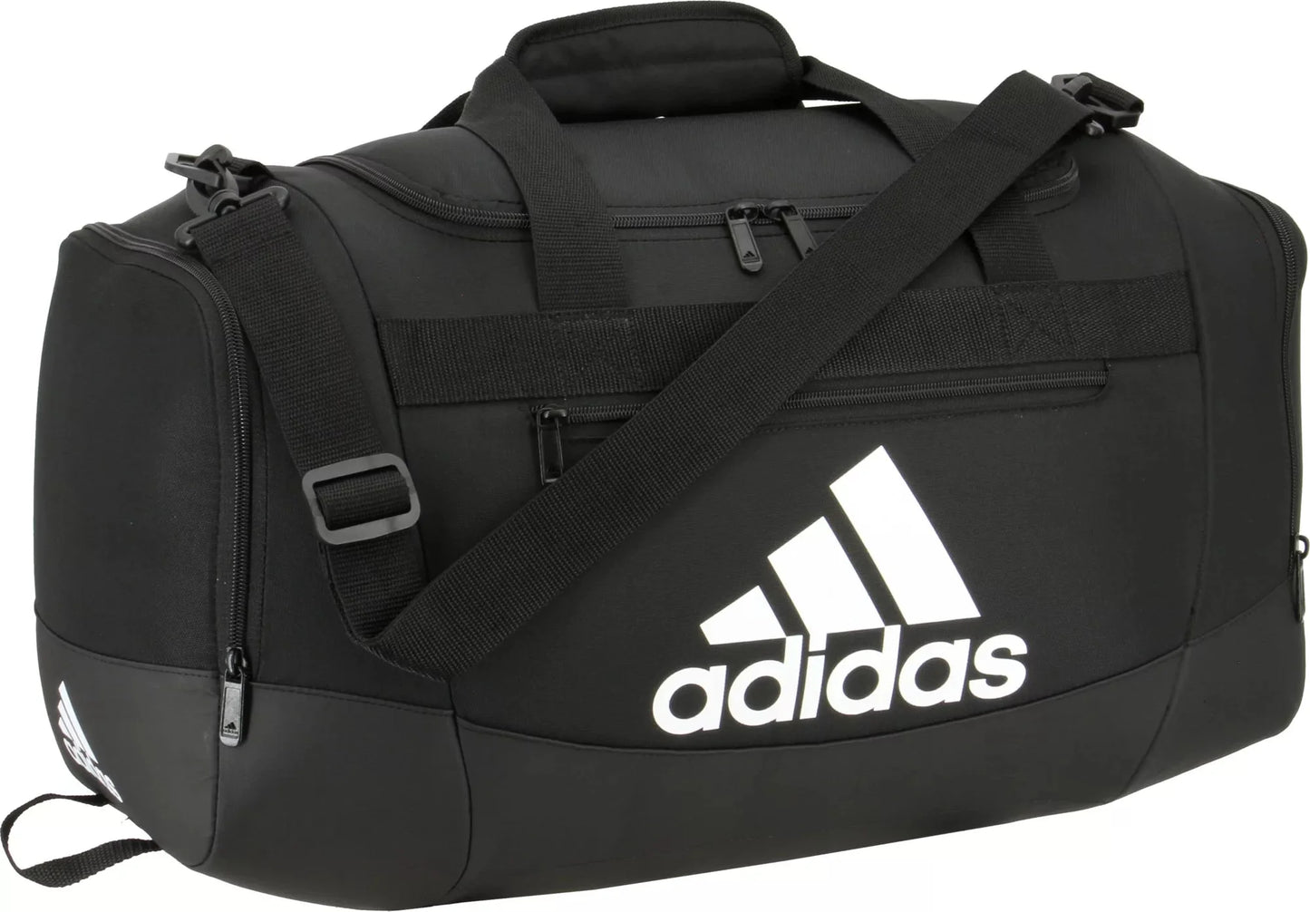 Adidas Defender IV Small Duffel Bag (Black/White)