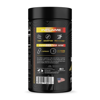 Alchemy Labs INFLAME – Arachidonic Acid Muscle & Pump Support