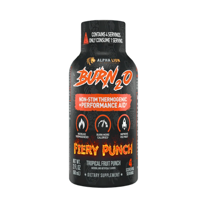 Alpha Lion BURN2O – Stimulant-Free Liquid Thermogenic & Performance Support, 31 Servings