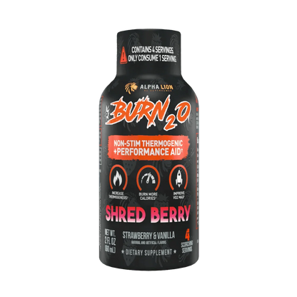 Alpha Lion BURN2O – Stimulant-Free Liquid Thermogenic & Performance Support, 31 Servings