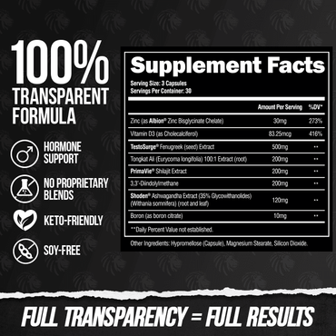 Alpha Lion SUPERHUMAN Test 90 Capsules
