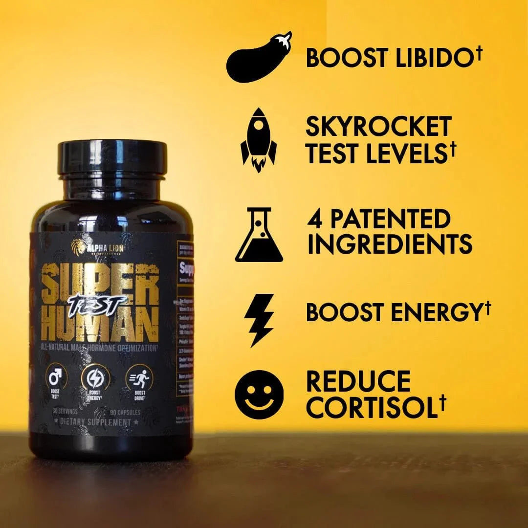 Alpha Lion SUPERHUMAN Test 90 Capsules