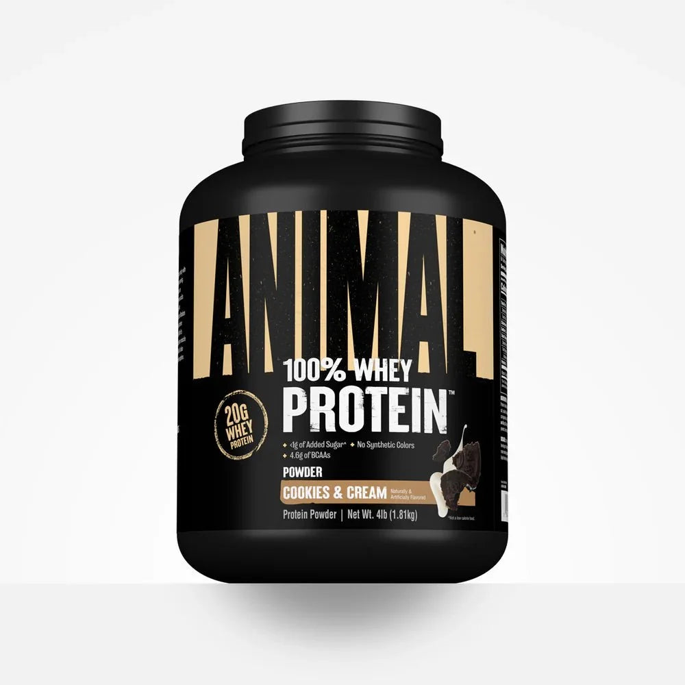 Animal 100% Whey Protein – 4 lb| Cookies & Cream Flavor