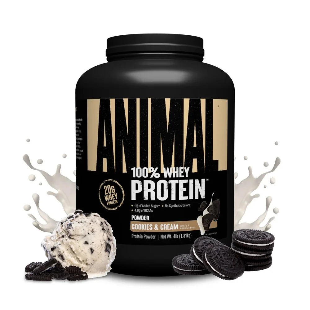 Animal 100% Whey Protein – 4 lb| Cookies & Cream Flavor