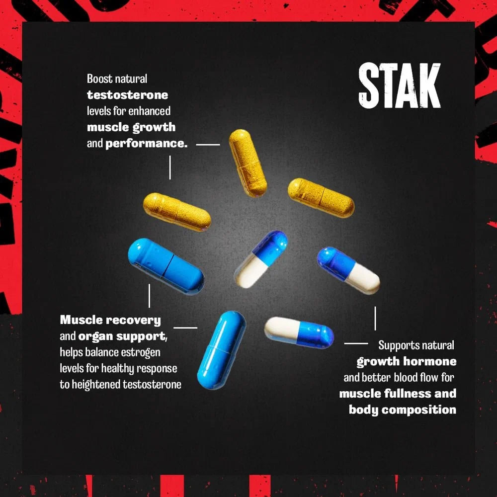 Animal Stak – Natural Testosterone Support | 21 Pill Packs