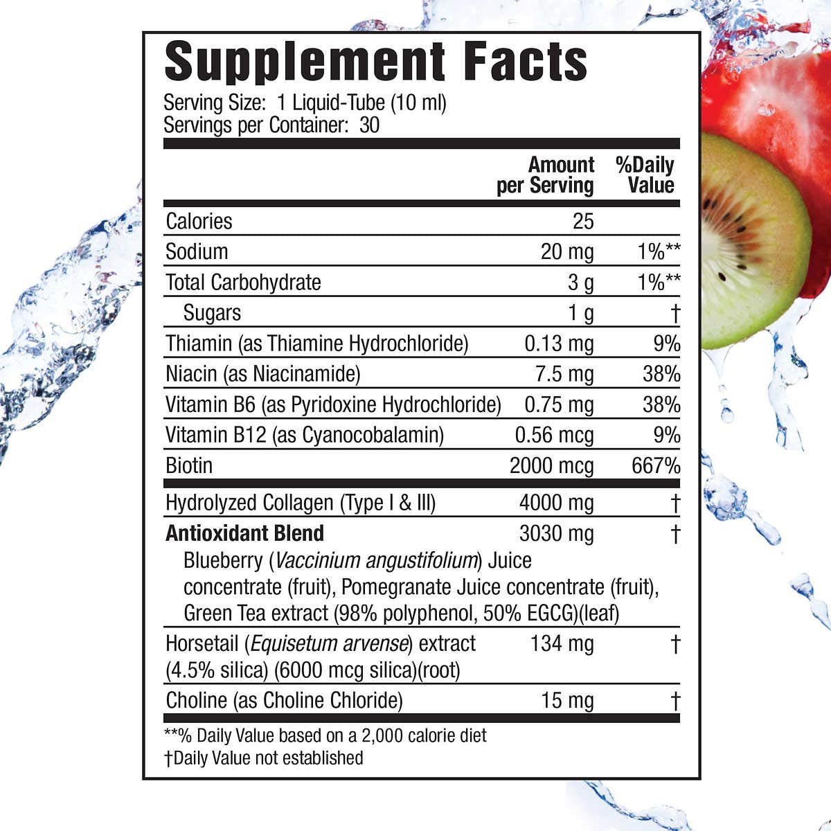 Applied Nutrition Liquid Collagen 30 Liquid Tubes