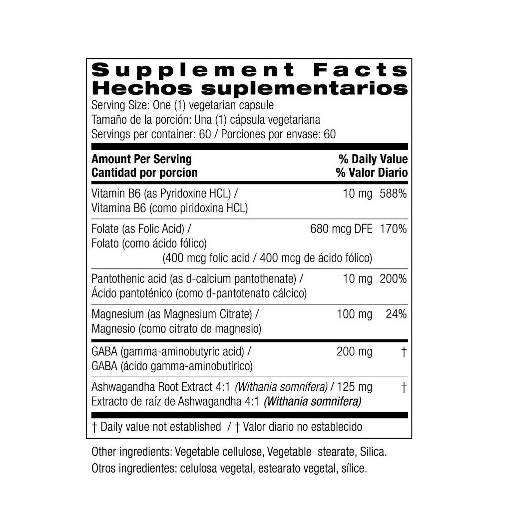 Bio Nutrition Ashwagandha Stress Wellness