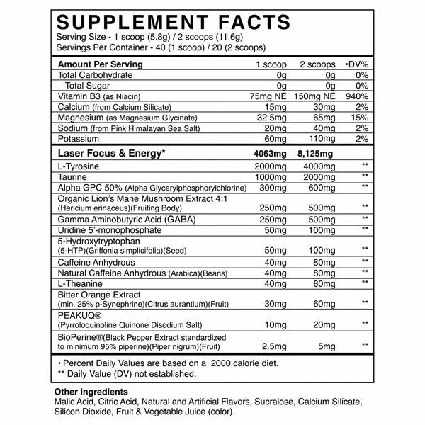 Black Market Bump Nootropic Pre Workout