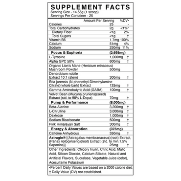 Blackmarket Adrenolyn Nootropic Pre Workout