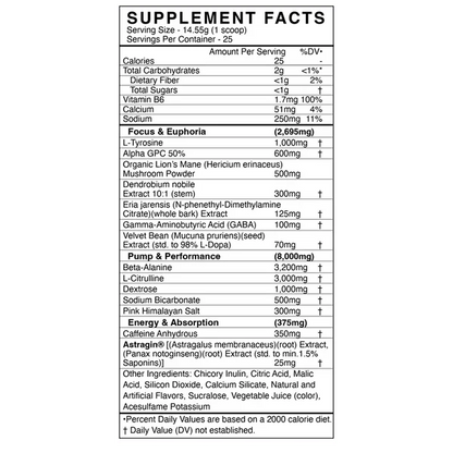 Blackmarket Adrenolyn Nootropic Pre Workout