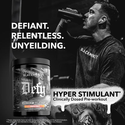 BlackMarket Labs DEFY Hyper-Stimulant Pre-Workout