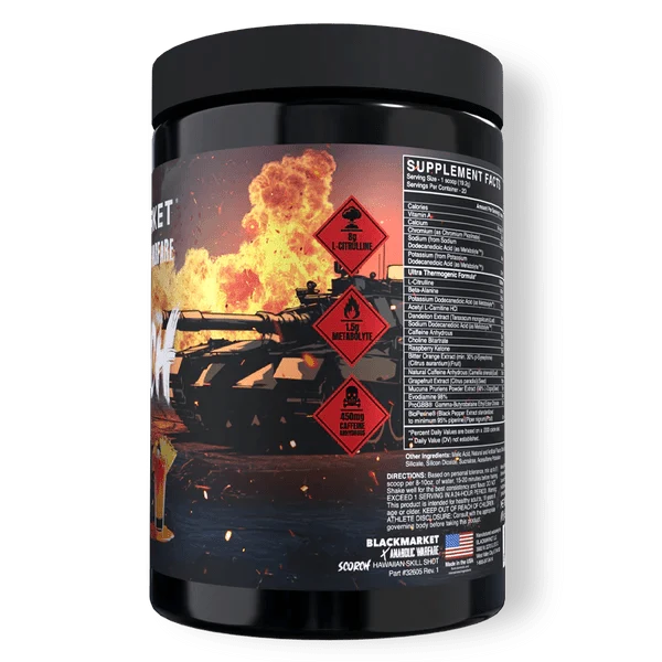 Blackmarket X Anabolic Warfare Scorch Pre Workout