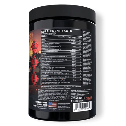 Blackmarket X Anabolic Warfare Scorch Pre Workout