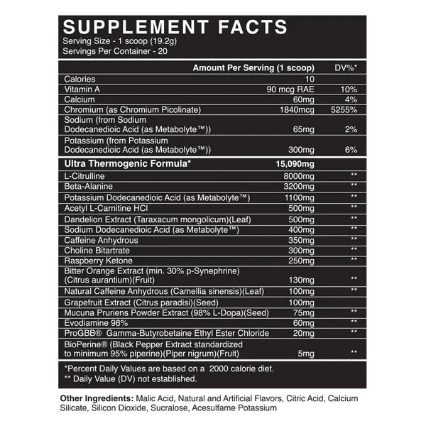 Blackmarket X Anabolic Warfare Scorch Pre Workout
