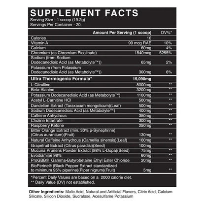 Blackmarket X Anabolic Warfare Scorch Pre Workout