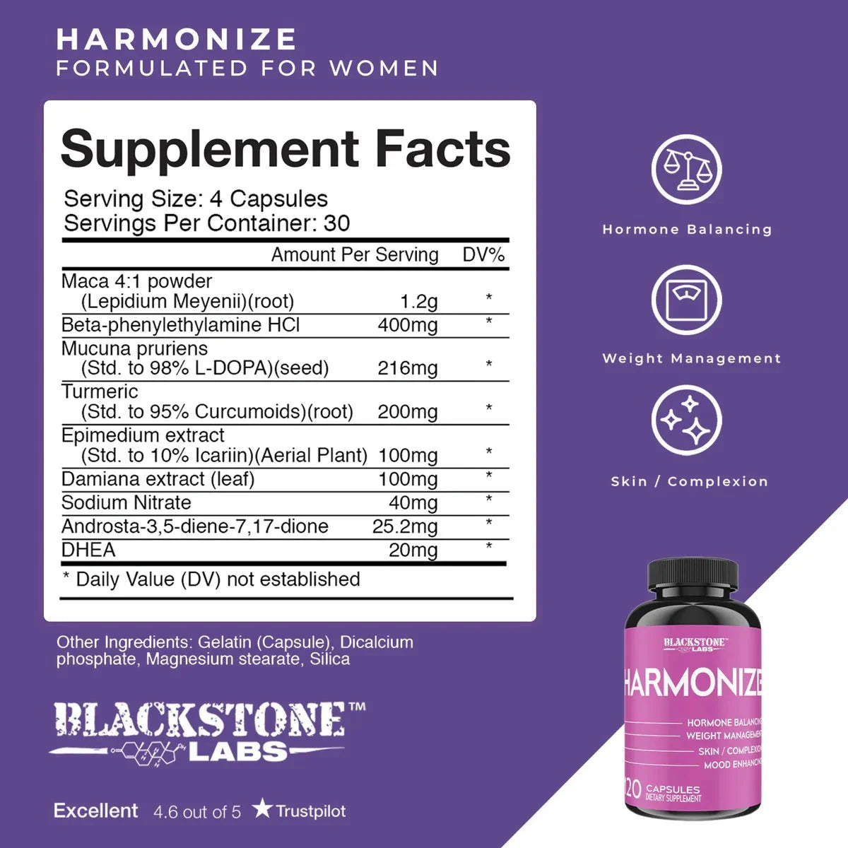 Blackstone Labs Harmonize 120Caps