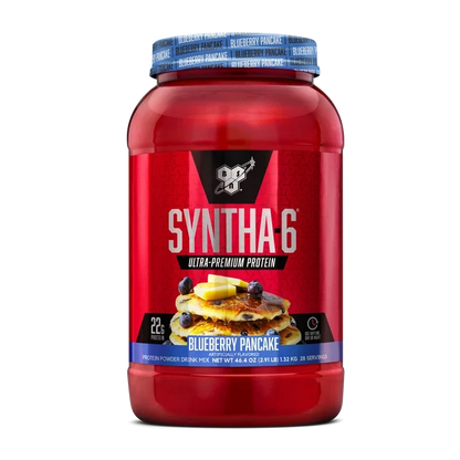 BSN SYNTHA-6 Protein Powder | 2.91lbs Blueberry Pancake Flavor