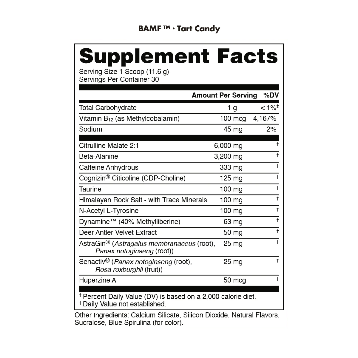 Bucked Up BAMF Pre Workout