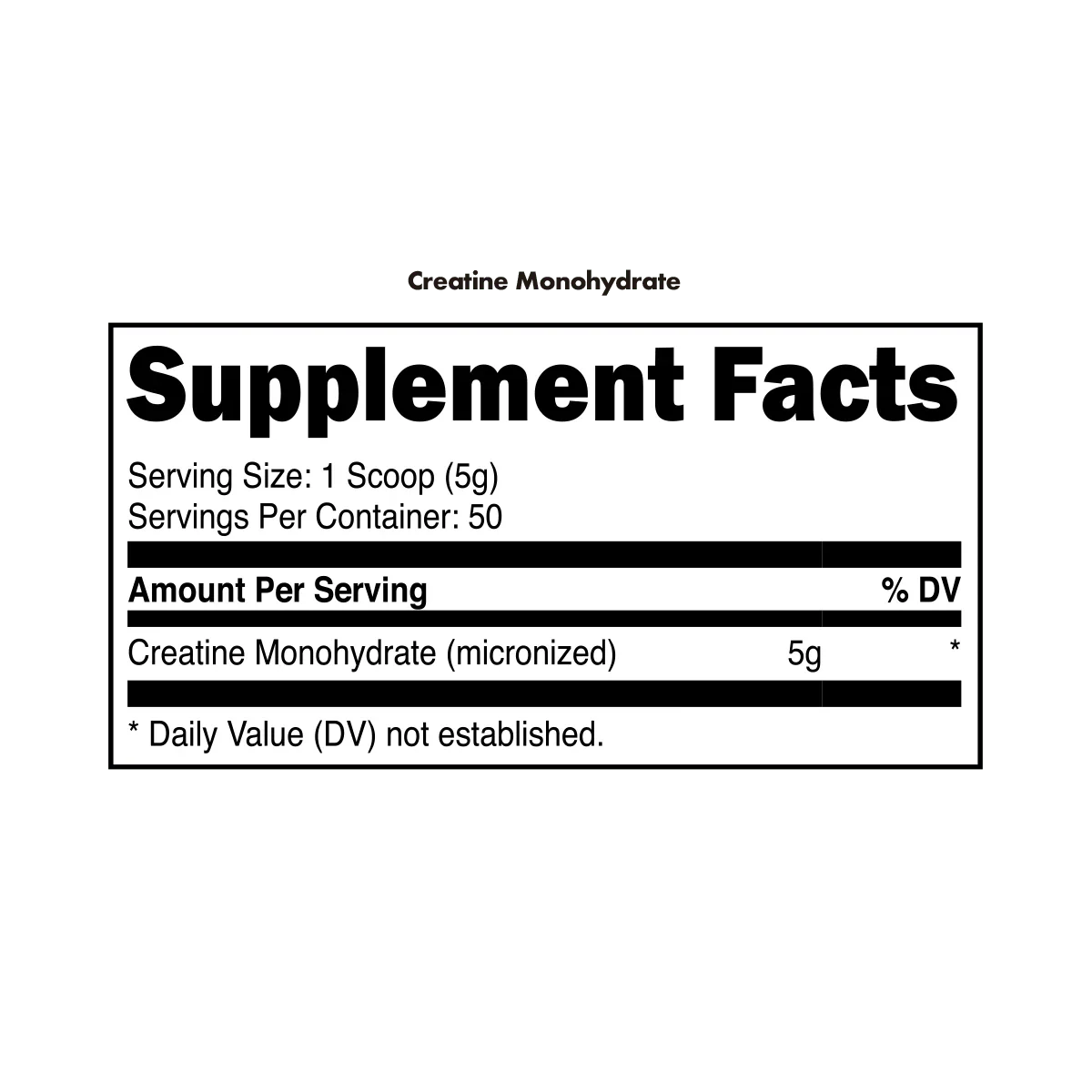 Bucked Up Creatine Monohydrate