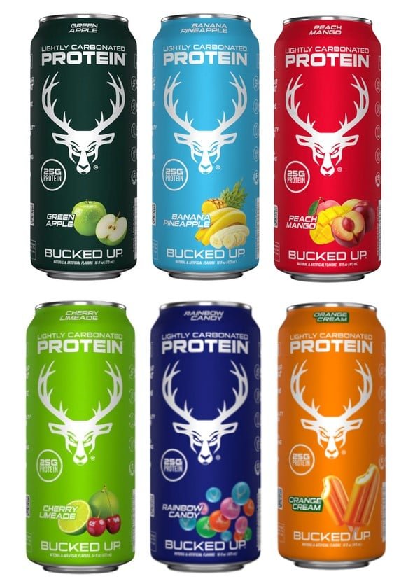 Bucked Up Lightly Carbonated Protein Drink