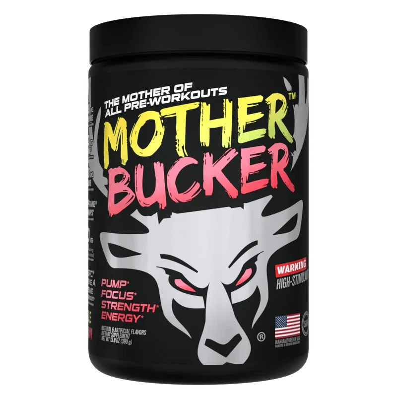 Bucked Up Mother Bucker Pre-Workout | 400mg Caffeine for Extreme Energy, Focus & Pumps