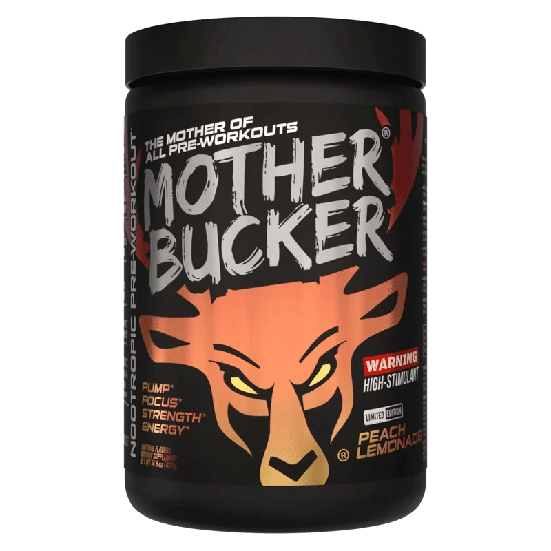 Bucked Up Mother Bucker Pre-Workout | 400mg Caffeine for Extreme Energy, Focus & Pumps