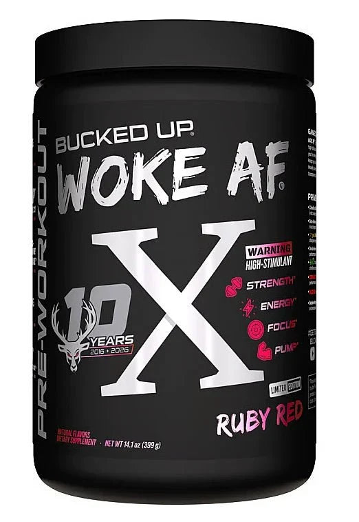 Bucked Up Woke AF - High Stimulant Pre-Workout