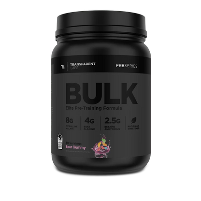Transparent Labs Bulk Black Elite Pre Workout- 30 Servings