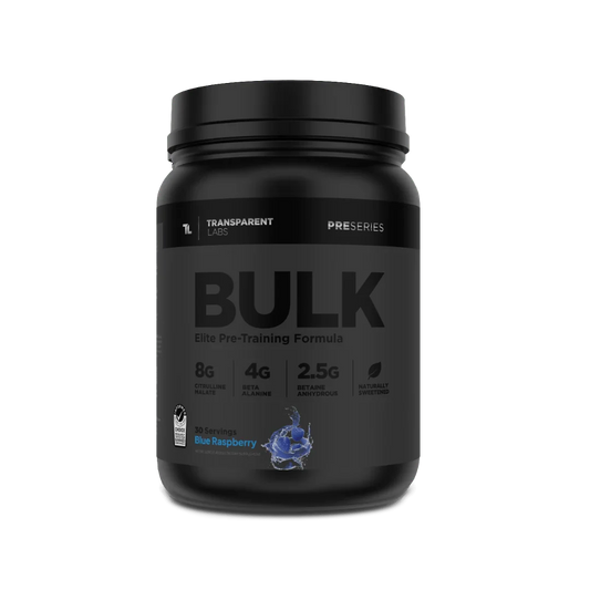 Transparent Labs Bulk Black Elite Pre Workout- 30 Servings