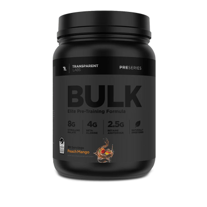 Transparent Labs Bulk Black Elite Pre Workout- 30 Servings