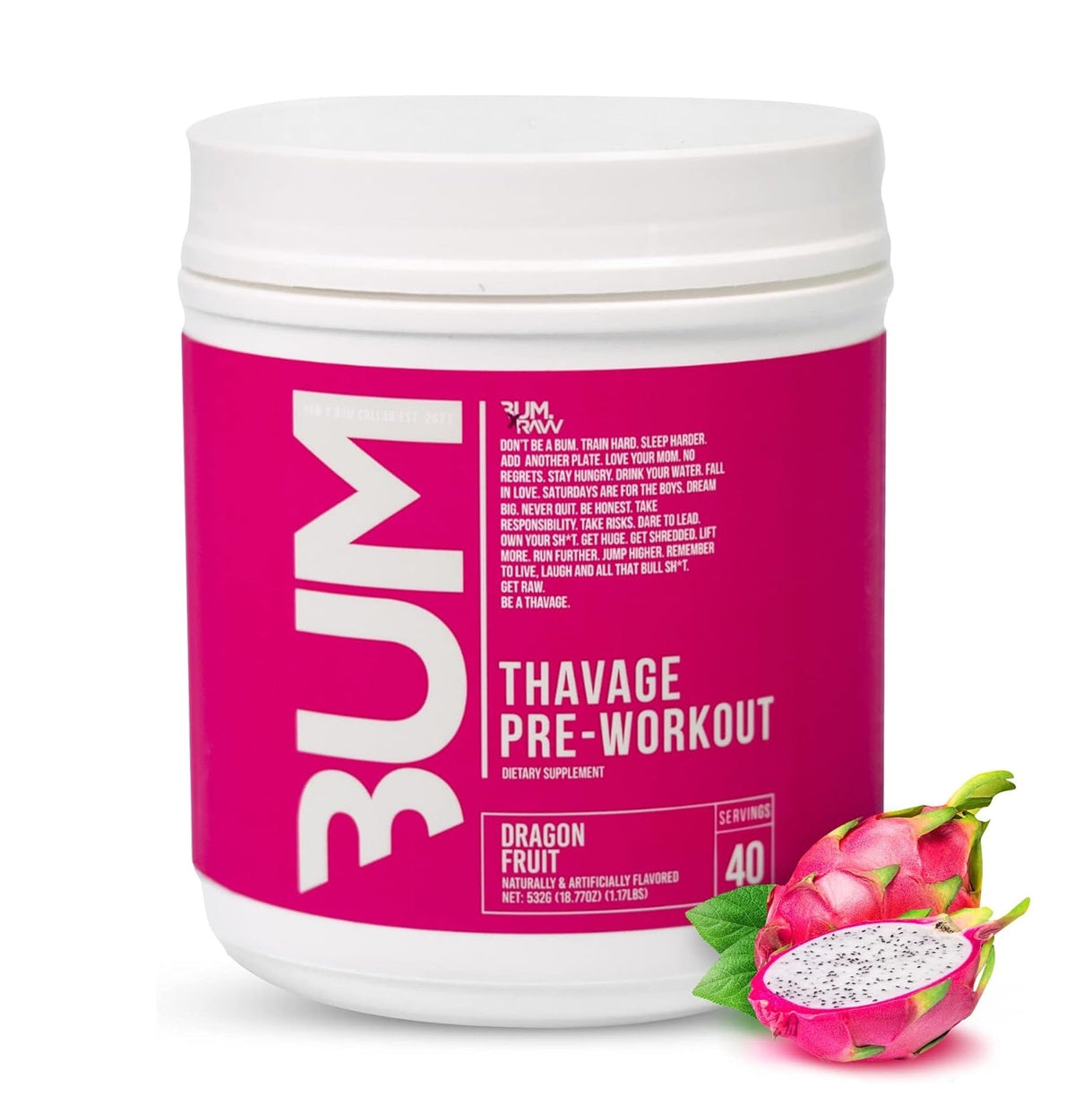 Raw Nutrition Bum Thavage Pre Workout