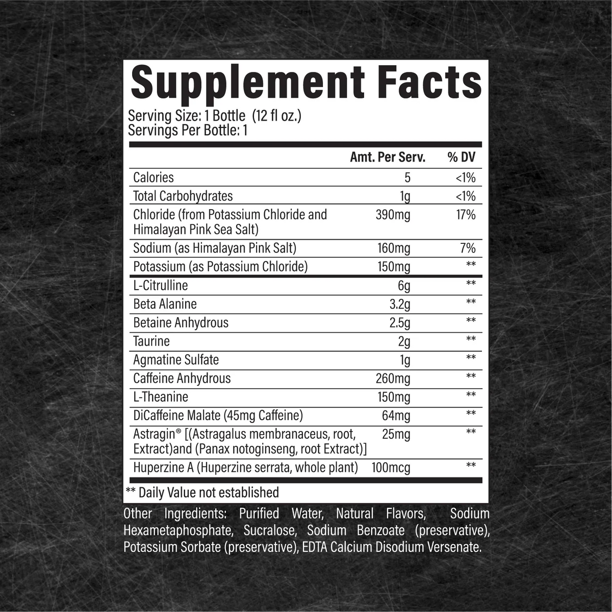 Bum Thavage  RTD Pre Workout