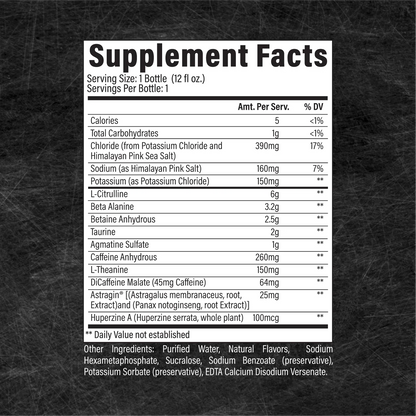 Bum Thavage  RTD Pre Workout