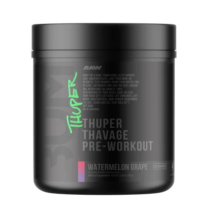 RAW Nutrition CBUM Thuper Thavage Pre-Workout – 400mg Caffeine