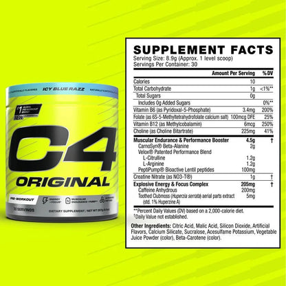 C4 Original Pre workout Powder
