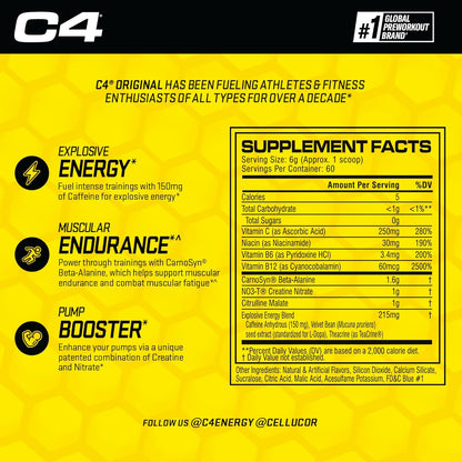 C4 Original Pre workout Powder