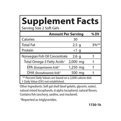 Carlson Maximum Omega 2000mg