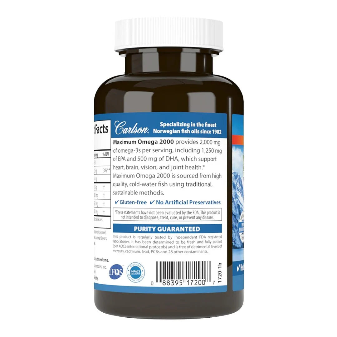 Carlson Maximum Omega 2000mg